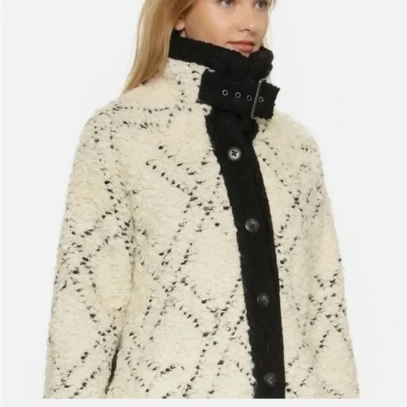 Free People Black and White Jacket - Picture 2 of 9